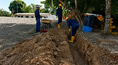 Fundición de placa de concreto